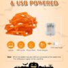 SLL1129-3 Halloween Decor Plastic Chain String Lights