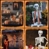 SLL1129-4 Halloween Decor Plastic Chain String Lights