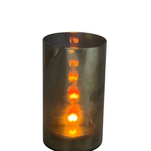 SLL1130D Smoke Infinity Flame LED Lamp-Cylinder Shape
