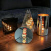 Smoke Infinity Flame LED Lamp-Square Shape